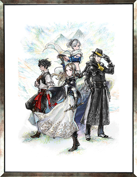 ブレイブリーデフォルトii 複製原画 新たな光の戦士 スクウェア エニックス E Store