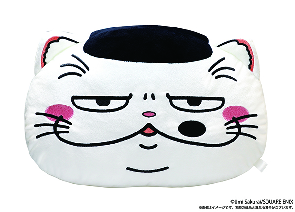 「おじさまと猫」ふくまるクッション